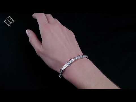 Diamond 4.25ct 18K White Gold Bracelet - RTC-J3250