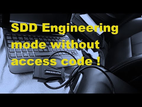 SDD engineering mode without access code