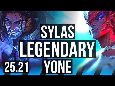 SYLAS vs YONE (MID) | 10/1/3, Legendary | KR Master | 25.21