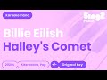 Billie Eilish - Halley's Comet (Piano Karaoke)