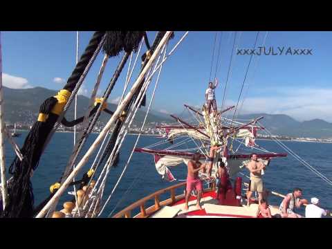 Яхта - Средиземное море - Аланья - Yacht - Mediterranean Sea - Alanya