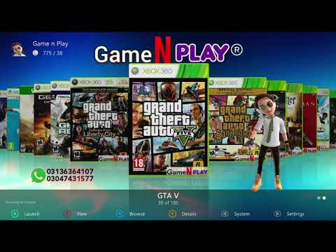Games List 500GB 100+Games installed Xbox 360