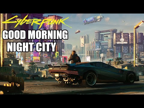 Cyberpunk 2077 - Stan "Ziggy Q" Show "Good Morning Night City" Opening Title Screen Cutscene PC