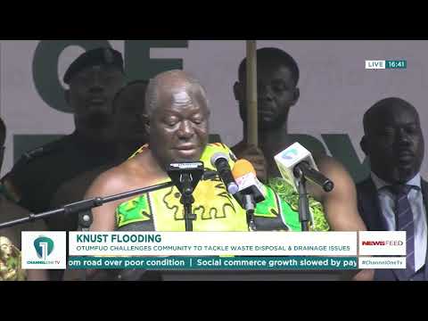 Otumfuo Calls for Urgent Action on KNUST Flooding Crisis