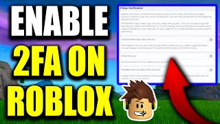 How To Enable 2FA On Roblox - Easy Guide