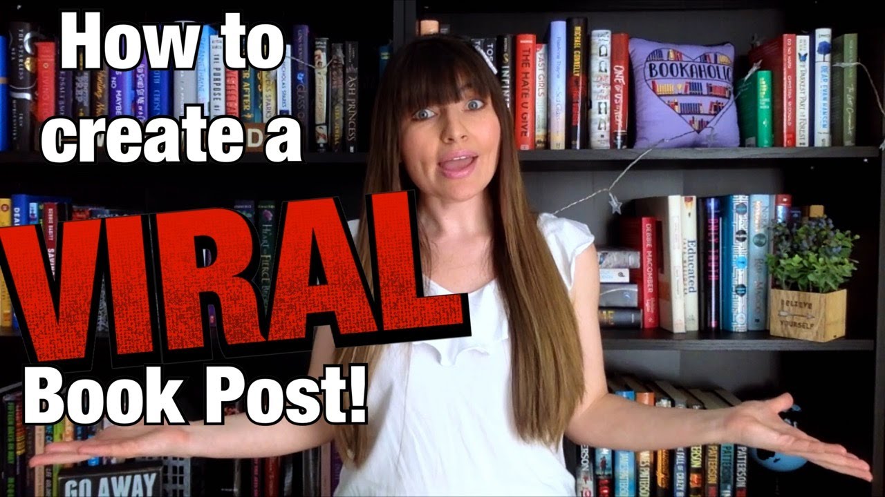 How to create a VIRAL Bookstagram Post | HeyitsCarlyRae