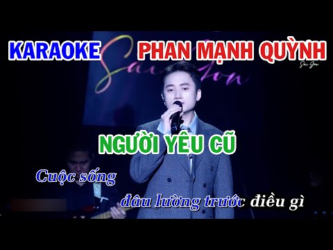 NGƯỜI YÊU CŨ - PHAN MẠNH QUỲNH | KARAOKE NHẠC TRẺ | BEAT TONE NAM COVER