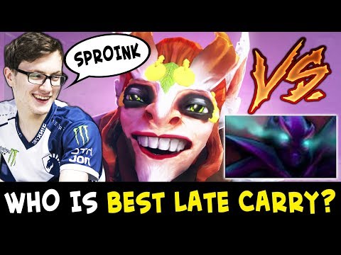 Who is BEST late carry — Miracle Enchantress (LOL) vs Spectre
