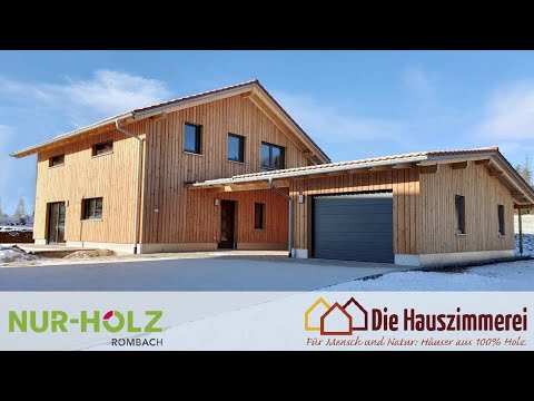 Massivholzhaus bauen!  Die Hauszimmerei - nachhaltig, massiv, leimfrei bauen mit NUR-HOLZ