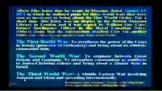 ALBERT PIKE PREDICTS 3 WORLD WARS.
