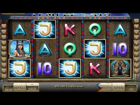 Temple Cats Slot Machine - Free Spin Bonus Game And Win