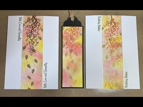 Whimsical Whisps and Falling Leaves by Rosemary Rogers -A Lavinia Stamps Tutorial