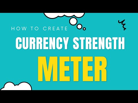 How to create your own live currency strength meter