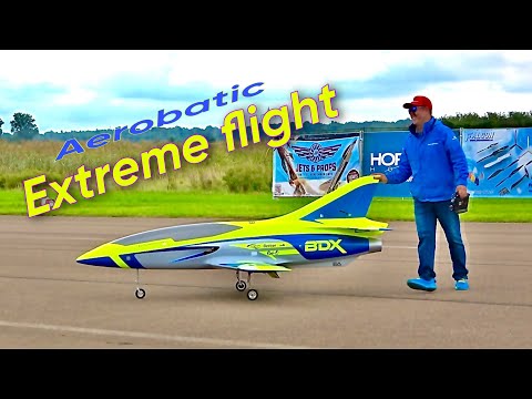 Extreme Stunning Aerobatic Speedflight with Elite Aerosports BDX Turbine Jet