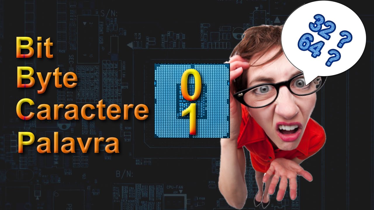 O bit, o byte, o caractere e a palavra - 32 e 64 bits | O Informata #01