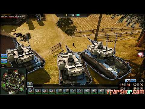 Giant Tanks in RTS game Act of Aggression