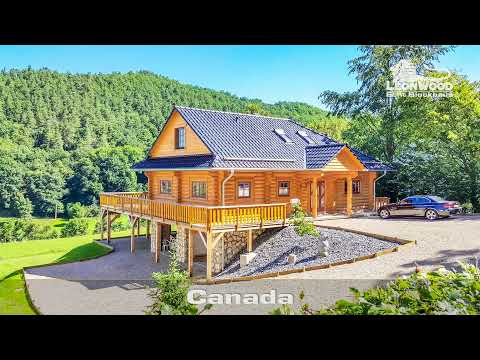 Das Rundstammhaus „Canada“: Wohnen mit Ausblick