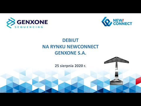 Debiut GENXONE na NewConnect - 25 sierpnia 2020 r.