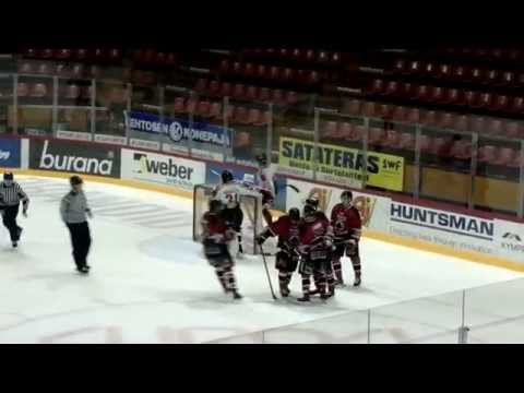 A-Ässät-Jokipojat 29.11.2014. Joonas Huovisen hieno 2-0 maali !!