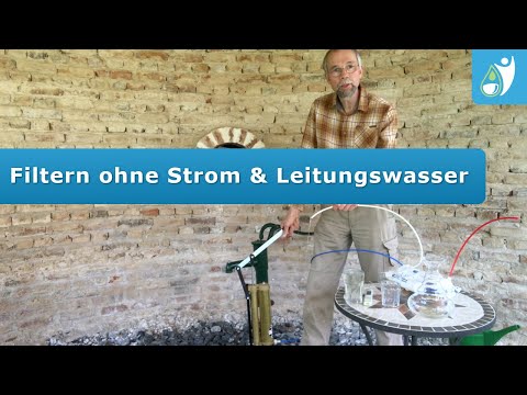 Osmosis system without electricity and without tap water