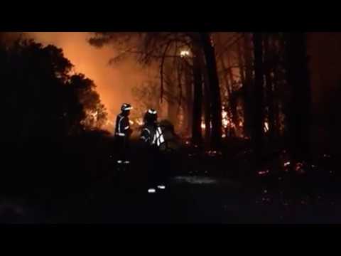 Video Thumbnail: Spanish firefighters tackle wildfires menacing tourist hotspot | AFP