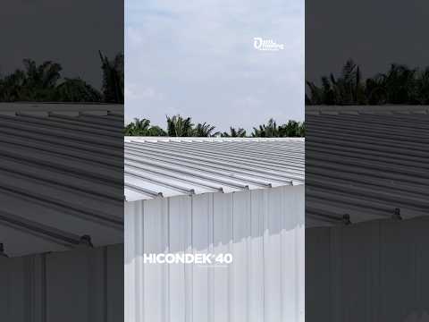 Most people think the roof is installed at the end.
