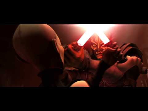 Star Wars: The Clone Wars - Obi-Wan Kenobi & Asajj Ventress vs Darth Maul & Savage Opress [1080p]