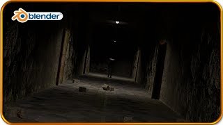 Blender Intro - Horror Themed Long Corridor