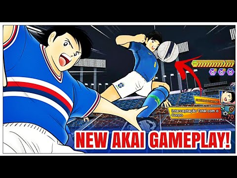 NEW AKAI GAMEPLAY! CAPTAIN TSUBASA DREAM TEAM! PVP ESTILO MOTA
