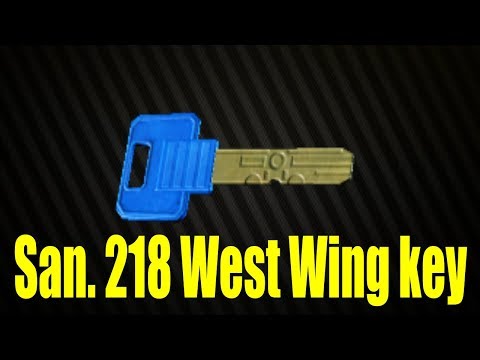 Escape From Tarkov - San. 218 West Wing key