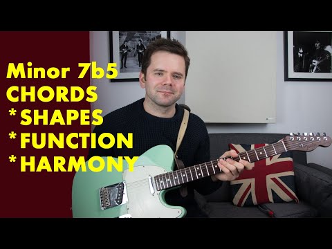 Minor 7b5 chords, how to play and how they function