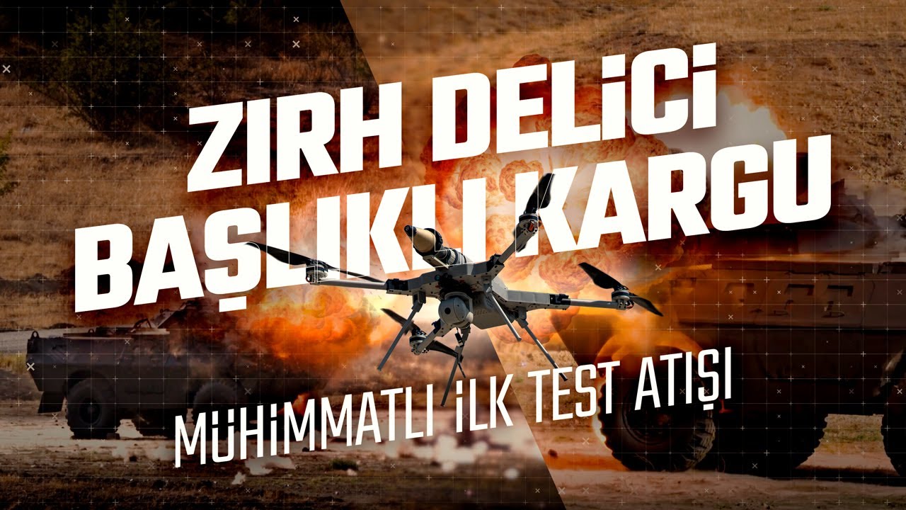 STM Savunma | #KARGU Zırh Delici Harp Başlıklı İlk Test Atışında!