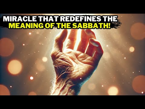 Jesus heals a man's withered hand on the Sabbath