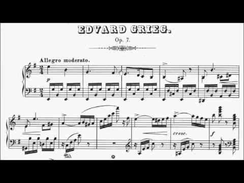 ABRSM Piano 2015-2016 Grade 8 B:2 B2 Grieg Allegro Moderato (Sonata in E Minor Op.7) Sheet Music