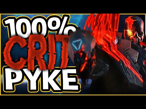 INSANE Damage From HAIL OF BLADES PYKE!?! SO Much Crit!!! - League of Legends