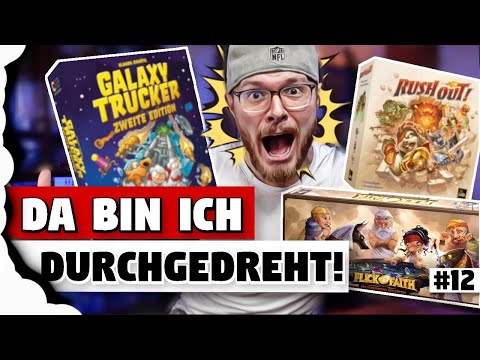 Gespielt | Bei so viel Hektik krieg ich Puls! (Galaxy Trucker 2., Rush Out!, Flick of Faith) | #12