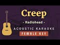 Creep - Radiohead [Acoustic Karaoke | Female Key]