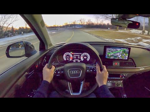2021 Audi Q5 Premium Plus 45 - POV Night Drive (Binaural Audio)