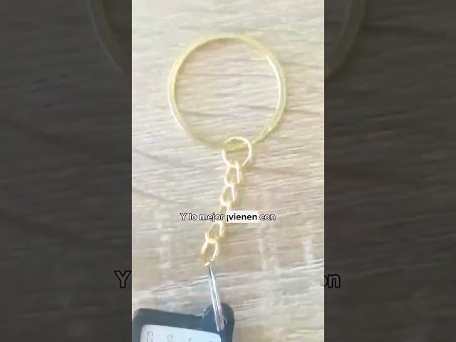 Vídeo relacionado con Juego de 25 anillas para llaveros, acero inoxidable, para colgar llaves, bricolaje, trabajo a mano, decoraciones (8 mm+10 mm+20 mm+30 mm+40 mm)