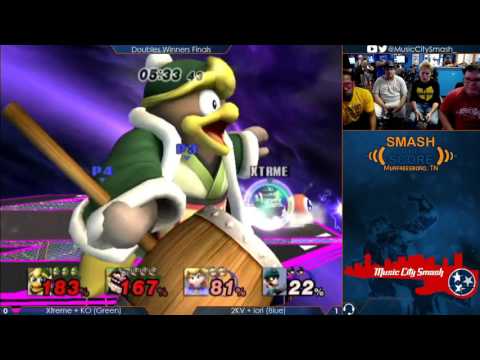 STS9 - 2KV + Iori (Blue) vs Xtreme + KO (Green) - Project M Doubles Winners Finals