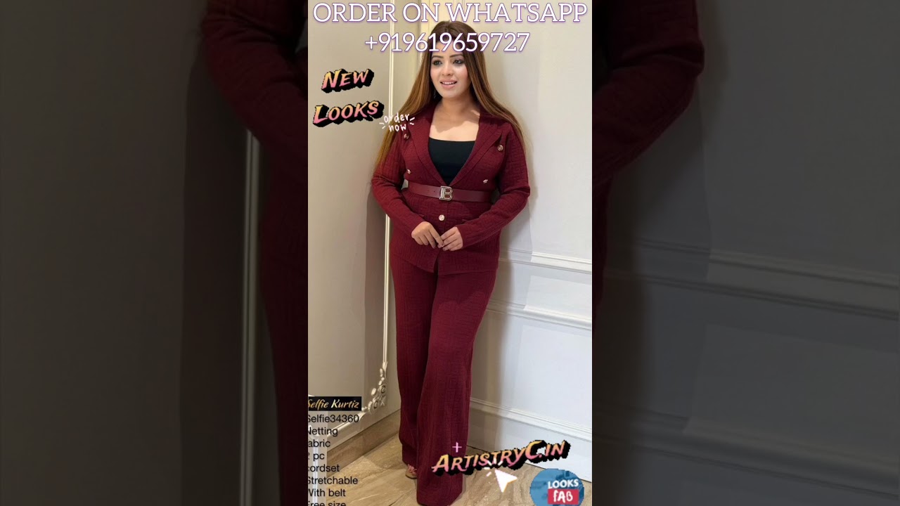 Look Chic Like Akshara? Shop Western Office Suits Under 2995! #Workwear2025 Whatsapp +919619659727