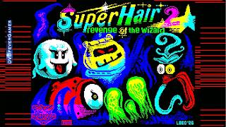 SUPERHAIR 2: REVENGE OF THE WIZARD - 128K ZX Spectrum 2026 game! - DVDfeverGames