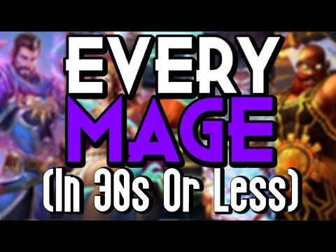 EVERY MAGE IN SMITE EXPLAINED IN 30 SECONDS (Or Less)!