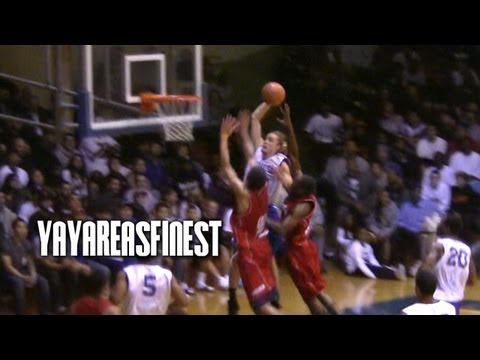 White Guy Dunks ALL OVER Two People!!! Justin Graham With The Monster Pizza!!!