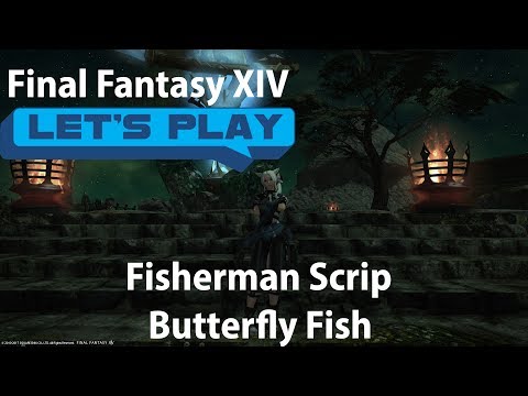 FFXIV Stormblood: Fisherman Red Scrip Butterfly Fish