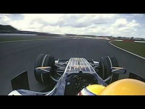 2008 F1 Silverstone Qualifying Webber lap onboard