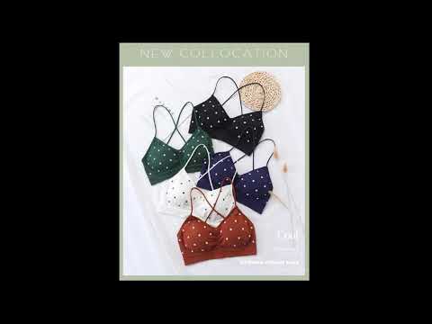 Women Backless Sports Bra Bralette V Neck Brassiere Seamless Ladies Underwear