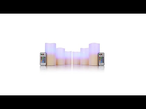 Jeffrey Banks 6piece Flameless ColorChanging LED Candles