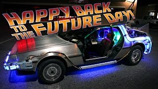 Fan builds Back to the Future DeLorean, allows us to recreate epic scene