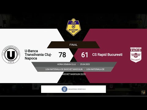 LNBM MOZZART 2022-2023: U-BT Cluj-Napoca - Rapid București (SEMIFINALS, Game 1)